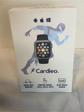 Black Smartwatch - OLED Touch Fitness Watch